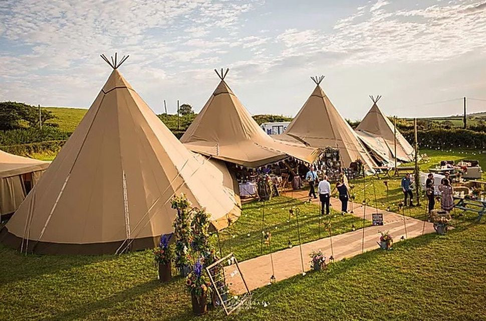 Quadruple Tipi package by The Yorkshire Tipi Company — event photograph 3