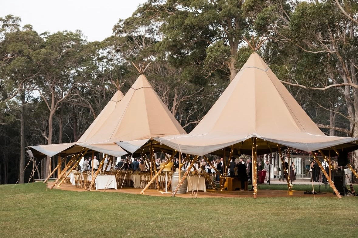Corporate Events tipi event photograph