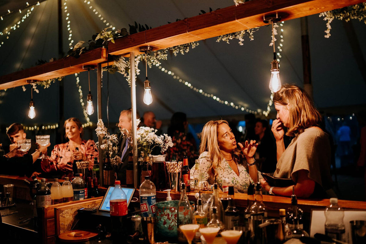 Our Bar tipi event photograph