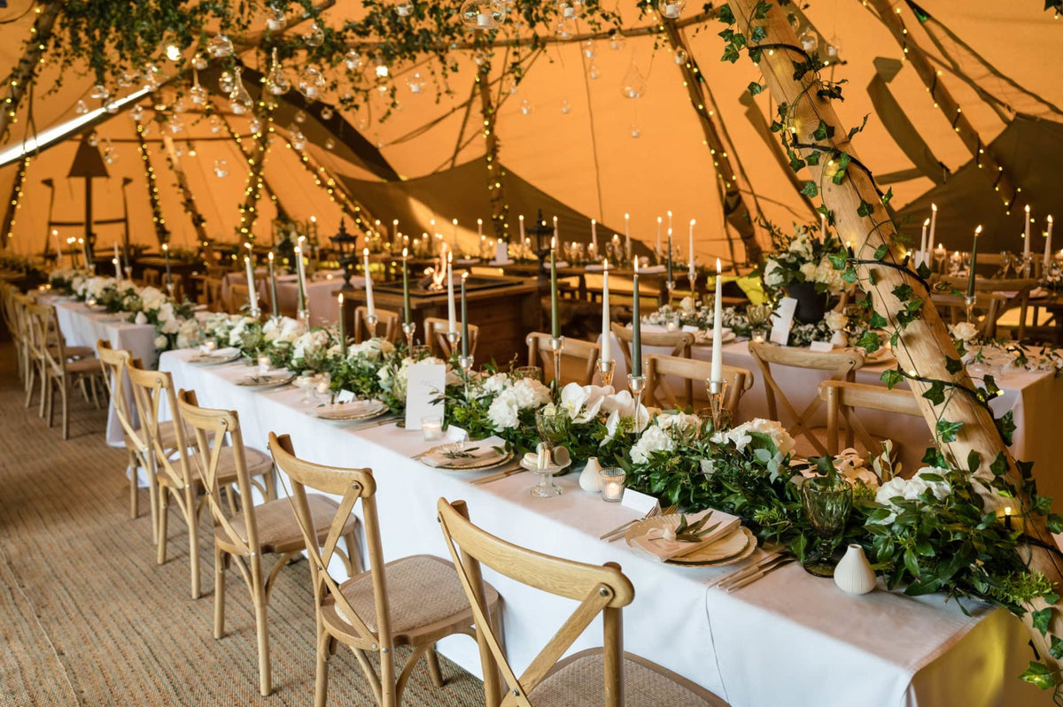 Festivals & Large Events tipi event photograph